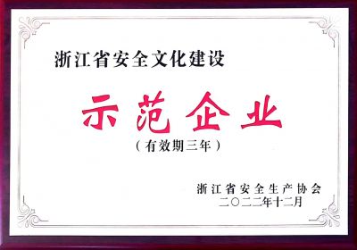 浙江省宁静文明扶植树模企业